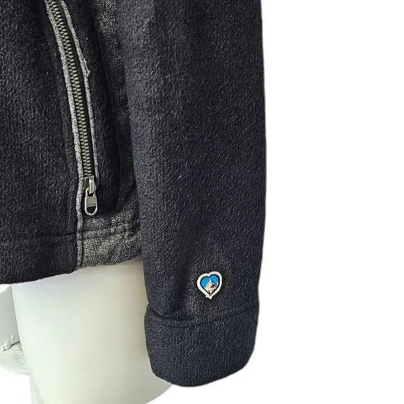 Kuhl Womens Aurora "alfpaca" Fleece Full Zip Jacket Size Medium Black Outdoor - Picture 6 of 7